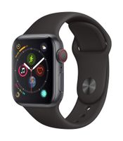 Apple Watch Series 4 (GPS + Cellular, 40mm) - Space Gray Aluminum Case with Black Sport Band