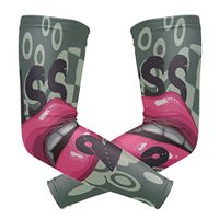 LEVEIS Lips KISS Arm Sleeves UV Protection for Men Women Sunblock Protective Gloves Running Golf Cycling Driving Long Arm Cover 1 Pair
