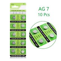 Cotchear AG7 Coin Battery 395A LR927 SR927SW LR57 SR927 Button Cell Batteries [10Pcs/Pack]