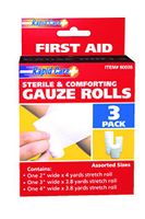 ISG80035 - Rapid Care, Inc 3-Pack Gauze Roll, 2, 3 and 4