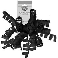 JAM PAPER Grosgrain Curly Gift Bows - Black - 120/Pack