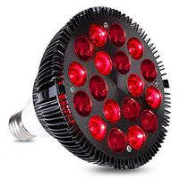 Red Light Therapy Lamp, Wolezek 36W 18 LED Infrared Light Therapy Device, 660nm Red and 850nm Near Infrared Combo Red Light Bulb for Skin and Pain Relief