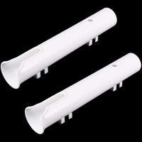 Ogrmar 2PCS Fishing Rod Holder Rod/Ship Yacht Fishing Rod Frame Portable Lightweight and Durable (White)