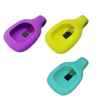 Hemobllo 3pcs Compatible Clip Holder Replacement Silicone Colorful Wireless Activity Plus Sleep Tracker for Fitbit Zip (Purple+Yellow+Teal)
