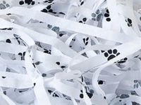 Pack Of 1, Solid Pack Of 1, Solid Paw Print Recycled Tissue Shred 1 Lb Recycled Tissue Shred