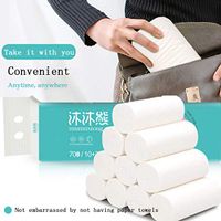 4-Ply Thicken Ultra Soft & Strong Premium Toilet Paper,100% Recyclable Paper,Rapid-Dissolving Toilet Paper,Bath Tissue,Towel Roll,Multifold Paper Towels 12 Rolls