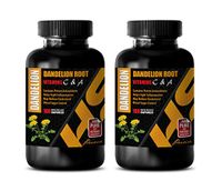 Liver Dandelion Root - Dandelion Root - Vitamins C&A - Dandelion Root for Water Retention - 2 Bottles 360 Capsules