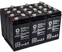 SPS Brand 6V 3.2 Ah Replacement Battery for CAS Medical 27761 (12 Pack)