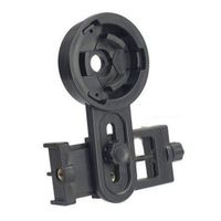 Shentesel Phone Shooting Adapter Telescopes Binoculars Mount Clamp Connector - Black