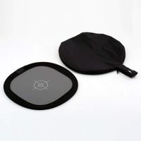 RONSHIN 30cm 18% Foldable Gray Card Reflector White Balance Double Face Focusing Board with Carry Bag