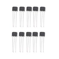 Lvyuanda 10PCS 49E Hall Element OH49E Voltage Regulator Hall Effect Sensor Linear Switch