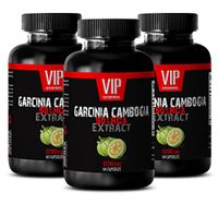Metabolism and Energy - Garcinia CAMBOGIA 1190MG - 50% HCA Extract - Garcinia max Slim - 3 Bottle (180 Capsules)