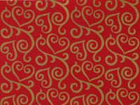 SCROLLED HEARTS Gift Wrap 24"x833'Gift Wrap Full Ream Roll (1 unit, 1 pack per unit.)