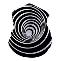 398 Rotary Tie-dye 3D Headband Bandanas Scarf Neck Warmer Head Wrap Multi Functional Headwear for Outdoor Sports Multifunctional mask