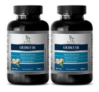 Improve Blood Flow - Coconut Oil - Coconut - 2 Bottles 120 Softgels