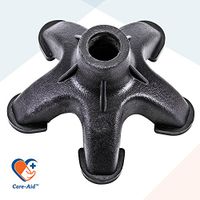 Care-Aid 5-Pod Walking Cane Tip [5 oz Light Weight][Anti-Slip][3/4 Inch Shaft][Self-Standing] - Walking Stick Rubber Foot