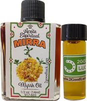 Myrrh, Spiritual Oil With 1 Dram Perfume Set for Magic and Rituals. Mirra Aceite Espiritual Para Rituales Y Magia.