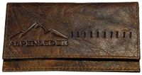 Tobacco Pouch"PERGEU" | Made Of Buffalo Leather | Case Soft Brown Pipe Bag | By Alpenleder