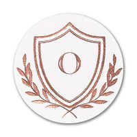 1225pk Love Crest - Seal - White-Envelope Seals