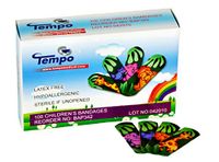 Tempo Adhesive Kid’s “Jungle Theme” Bandage 3/4” x 2”, Sterile, Non Latex, Hypoallergenic, 100 EA/BX & 60 BX/CS, BAP342