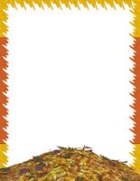 Autumn Multi Colored Leaves Stationery Printer Paper 26 Sheets