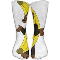 Funny Bear In Banana Suit Compression Socks Sports Stockings Long Socks Football Socks