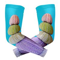LEVEIS Sea Urchins Arm Sleeves UV Protection for Men Women Sunblock Protective Gloves Running Golf Cycling Driving Long Arm Cover 1 Pair