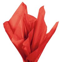 Premium Red Tissue Paper - 3 Packs of 120 Sheets Each