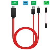 Micro USB to HDMI, MHL to HDMI, Micro USB to HDMI Converter for Android Smart Phones, Micro 5pin to 11pin Adapter, MHL Micro USB to HDMI Cable Adapter