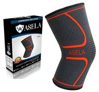 ASELA Ultimate Knee Compression Brace Sleeve for Pain Relief â Breathable Knee Support Wrap for Runners, Joggers & All Athletes, Recovery from ACL, Meniscus & Arthritis Injuries (Large-1)