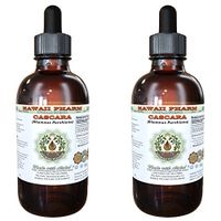 Cascara Alcohol-Free Liquid Extract, Cascara (Rhamnus Purshiana) Dried Bark Glycerite 2x4 oz