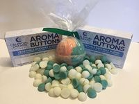 Celestial Dreams Aroma Wax Melts- A Little Bit of Heaven Gift Set -(2) 4oz Boxes 1 of Each Scent, Bath Bomb 4.5oz. Made in The USA w/All Natural Essential Oils (Lemongrass and Cucumber Melon)