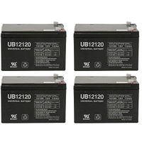 Universal Power Group 12V 12Ah F2 Wheelchair Scooter Battery Replaces CLTXPA1212A - 4 Pack