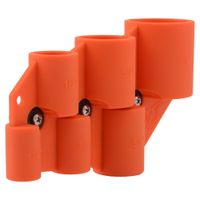 SharkBite Depth & Deburr Deburring Depth Gauge Tool, Copper, CPVC, Pipe, 1/2 inch, 5/8 inch, 3/4 inch, 1 inch, U702A, Orange