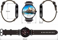 KW98 Smart Watch Android 5.1 3G WiFi GPS Watch Smartwatch for iOS Android (Black)