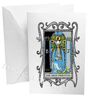The High Priestess Card Gift Box Set of 12 Note Cards