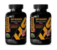Hair Loss Products Vitamins - DHT Blocker - Premium Hair Complex - for Men and Women - Saw Palmetto for Hair Growth - 2 Bottles 120 Tablets
