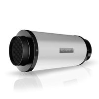 AC Infinity Inline Duct Fan Silencer, 6" Noise Reduction Muffler Blower Silencer for Indoor Hydroponics Grow Tent Ventilation Systems