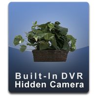 PalmVID DVR PRO Silk Plant Hidden Camera with Built-In DVR