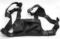 Wishring Universal Hands Free Chest Pack Bag Harness for Motorola Kenwood Midland Radio