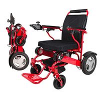 BABIFIS Wheelchairs,CE FDA Lightweight Portable Travel Aluminum Folding Lithium Battery Power Electric Wheelchair E
