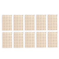 Yuniroom 600Pcs Disposable Ear Press Seeds Acupuncture Vaccaria Plaster Bean Acupoint Massage Tool