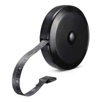 Soft Tape Measure Retractable Measuring for Body Fabric Sewing Tailor Cloth Knitting Craft Weight Loss Measurements Retractable Black Dual Sided Tape Measure Body Measuring 1 Pack