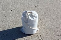 Cotton Single Drawstring Muslin Bags 6"x10" (White Color)-50 Count Pack
