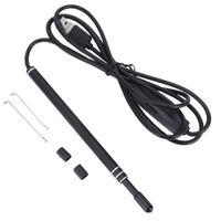 Visual Ear Spoon, 5.5mm 3 in 1USB Ear Cleaning with 6 Adjustable LED Lights, Waterproof Ear Inspection Camera Earwax Cleaning Tool, for Phone, Pad, Computer