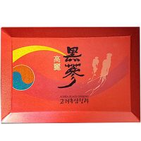 Korean Black Ginseng Roots Preserved with fructose, Saponin, Panax, 1000 gram