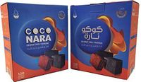 2 - Box of 120pcs *NEW* Coconut Coco nara coconara Premium Lighting Hookah Hokah charcoal coals- TOTAL 240pcs ... by CocoNara