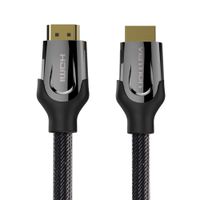 HDMI Cable,Vention 2.0V HDMI to HDMI Braided Cable Woven HDMI 4K 3D 2.0v 1080p Cable for HD TV LCD Laptop PS3 Projector Computer (25Ft/8m)