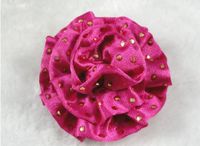 10pcs The Shining Point Cloth Volumes Flowers Wedding/applique U Pick (Rose)