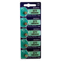 5 New Sony 377 SR626SW SR66 V377 Watch Battery IncShop EXP 01-2020 - Fresh